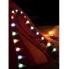 Hongu Catena luminosa luce LED effetti RGB 8 bandierine luci natale...
