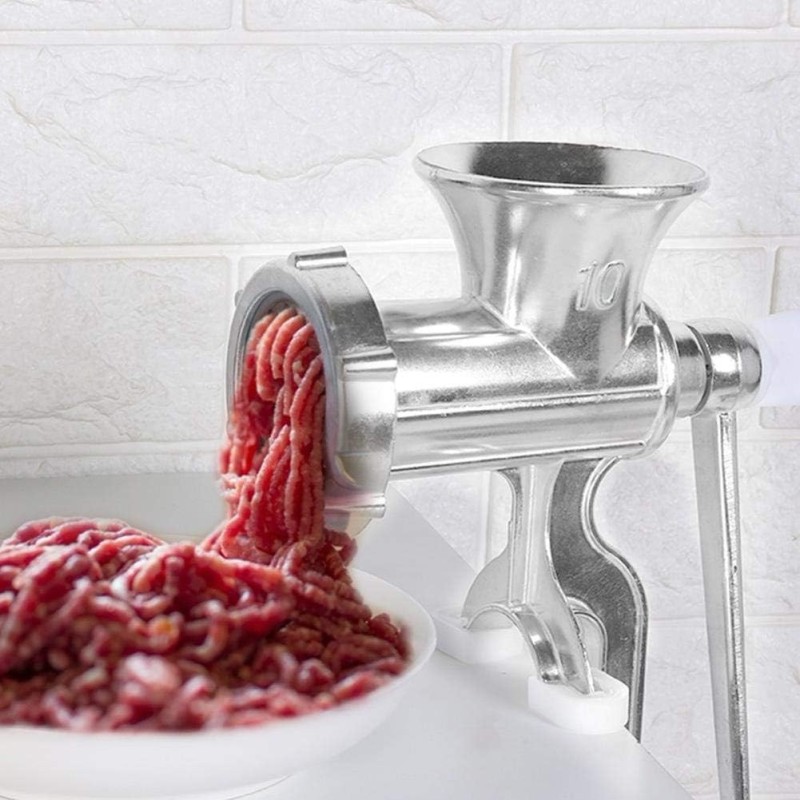 Kmt Style Tritacarne Manuale In Alluminio Trita Carne Trita Verdure Con Disco A Manovella Utensili E Accessori Cucina Kmt Style 8435545749992