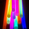 100 Braccialetti luminosi bracciali fluorescenti disco effetto DJ Star light