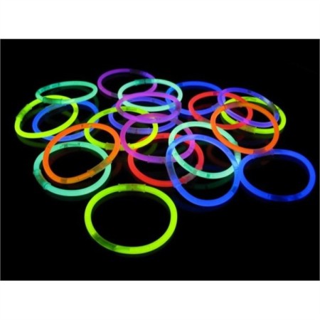100 Braccialetti luminosi bracciali fluorescenti disco effetto DJ Star light