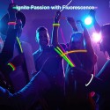 100 Braccialetti luminosi bracciali fluorescenti disco effetto DJ Star light
