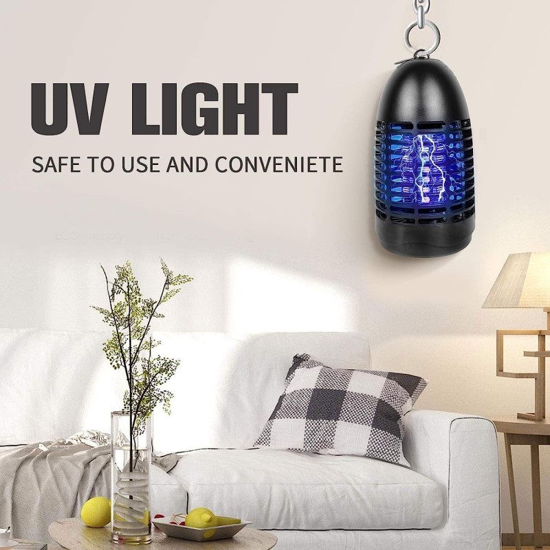 Lampada Zanzariera Elettrica UV Anti Zanzare mosche 4 Watt ammazza ...