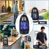 Lampada Zanzariera Elettrica UV Anti Zanzare mosche 4 Watt ammazza ...