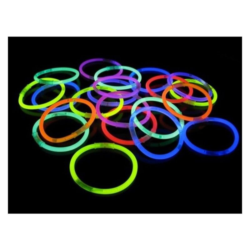 Sweeping Party 50 Braccialetti luminosi bracciali fluorescenti disc...