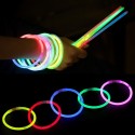 50 Braccialetti luminosi bracciali fluorescenti disco effetto DJ Star light
