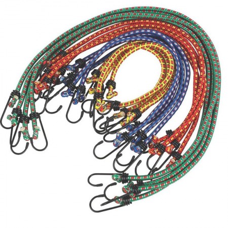 KIT corda fune elastica resistente Portapacchi con ganci 18 Pezzi trasporti