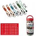 KIT corda fune elastica resistente Portapacchi con ganci 18 Pezzi trasporti