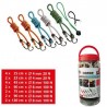 Kmt Style KIT corda fune elastica resistente Portapacchi con ganci ...