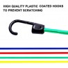 Kmt Style KIT corda fune elastica resistente con ganci 12 Pezzi cin...