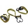 Generico Corda fune elastica piatta portapacchi resistente con ganc...