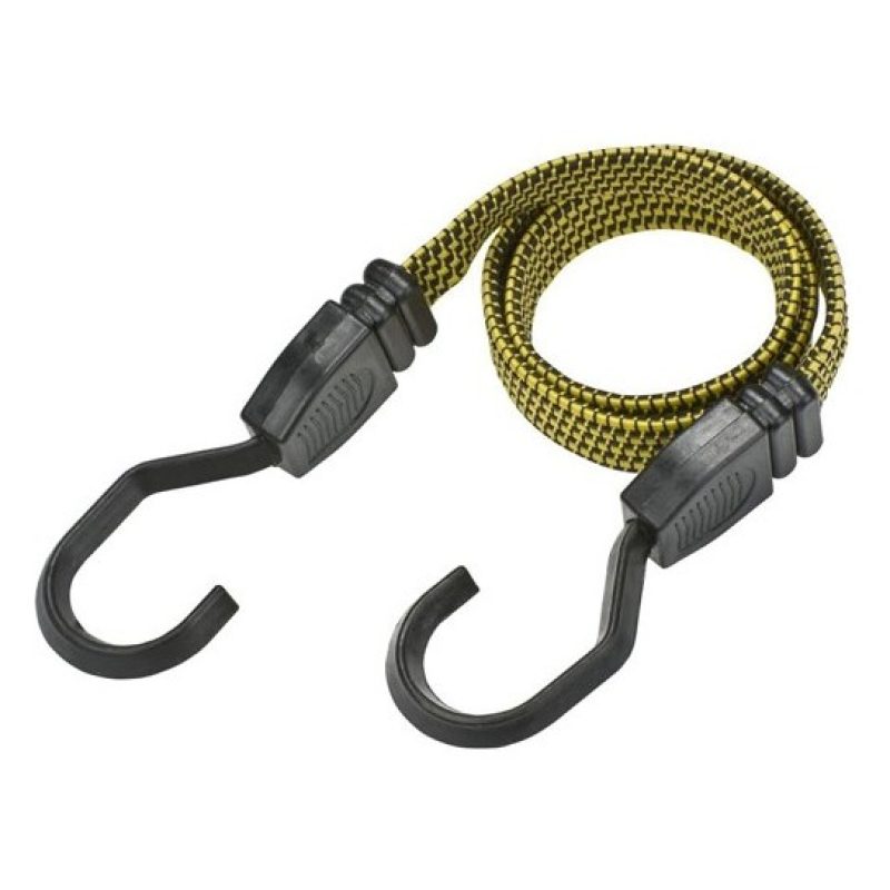 Generico Corda fune elastica piatta portapacchi resistente con ganc...