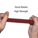 Corda fune elastica piatta portapacchi resistente con ganci 10 Pezzi 4 misure
