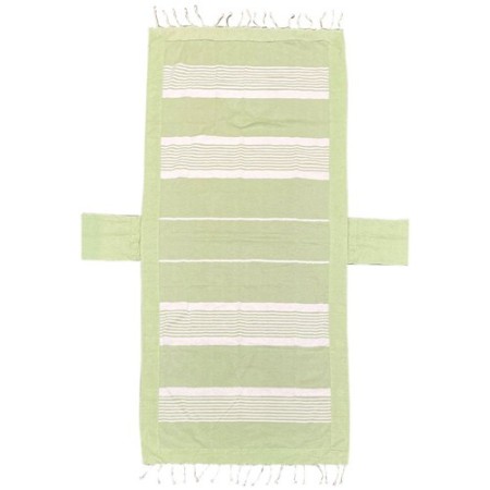 Telo mare Pareo Fouta con frange 100% cotone cm 75x190 cm lettino vari colori