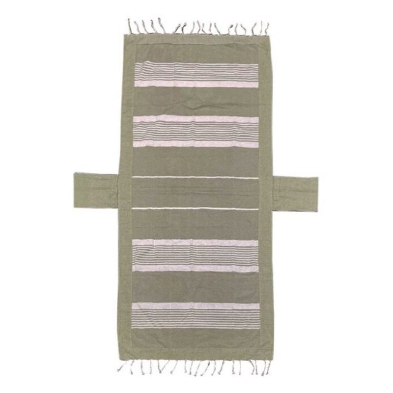 Carrera Telo mare Pareo Fouta con frange 100% cotone cm 75x190 cm l...