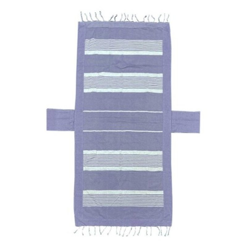 Carrera Telo mare Pareo Fouta con frange 100% cotone cm 75x190 cm l...