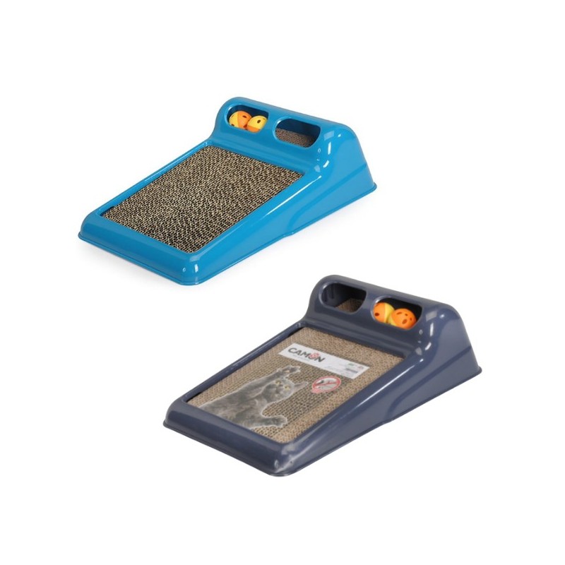 Tiragraffi per gatti parco Giochi Base e 2 Palline tira graffi CAMON 40x28x12cm