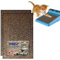 Cartone di ricambio per tiragraffi 2 PEZZI Joe scratch per gatti  36x22x3 cm