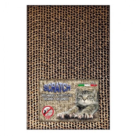 Cartone di ricambio per tiragraffi 2 PEZZI Joe scratch per gatti  36x22x3 cm
