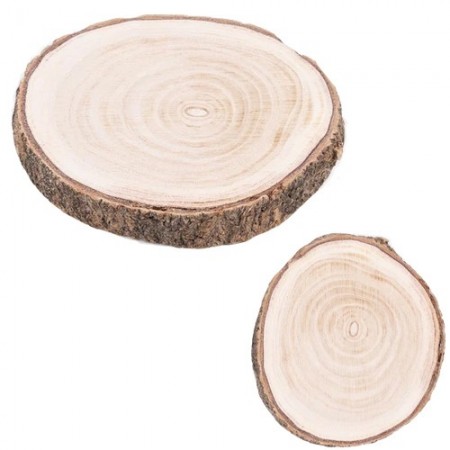 Base legno tronco Decorazione tavola centrotavola alzatina natale varie misure