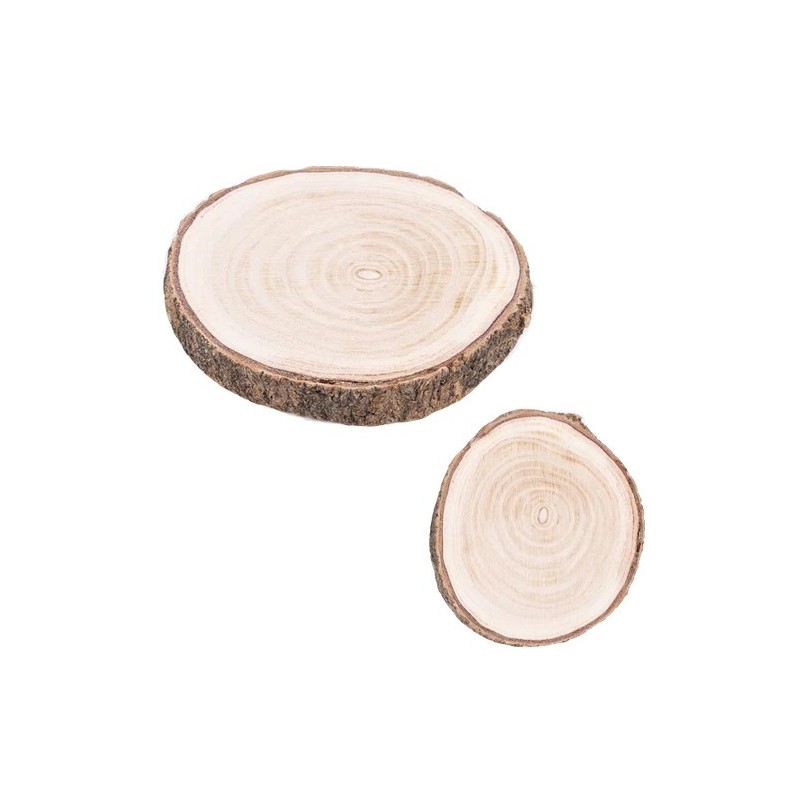FGF Base legno tronco Decorazione tavola centrotavola alzatina nata...