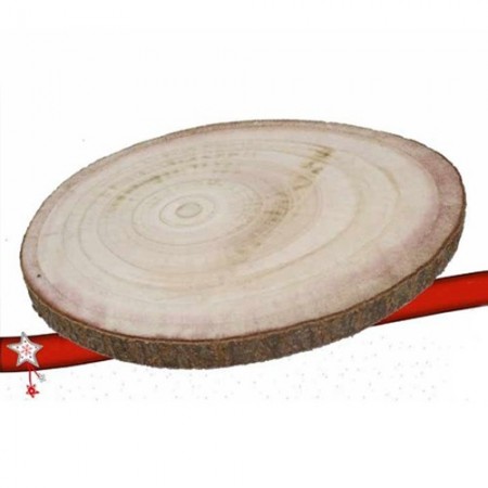 Base legno tronco Decorazione tavola centrotavola alzatina natale varie misure