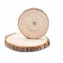 5pz Base legno tronco Decorazione tavola centrotavola alzatina natale 15/20cm