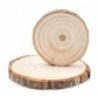 Linea Felicia 5pz Base legno tronco Decorazione tavola centrotavola...
