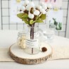 Linea Felicia 5pz Base legno tronco Decorazione tavola centrotavola...