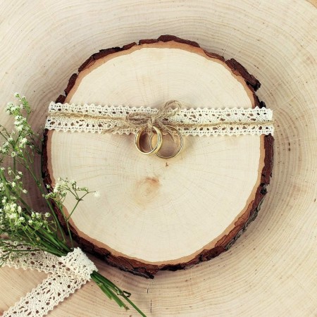 5pz Base legno tronco Decorazione tavola centrotavola alzatina natale 15/20cm