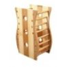 Kmt Style Porta posate e mestoli da cucina in legno bamboo portapos...