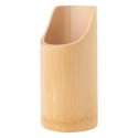 Porta posate e mestoli in legno bamboo da cucina 3 accessori + portaposate