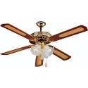 Ventilatore a soffitto da darete 5 pale con 3 luci E27 lampadario agitatore aria