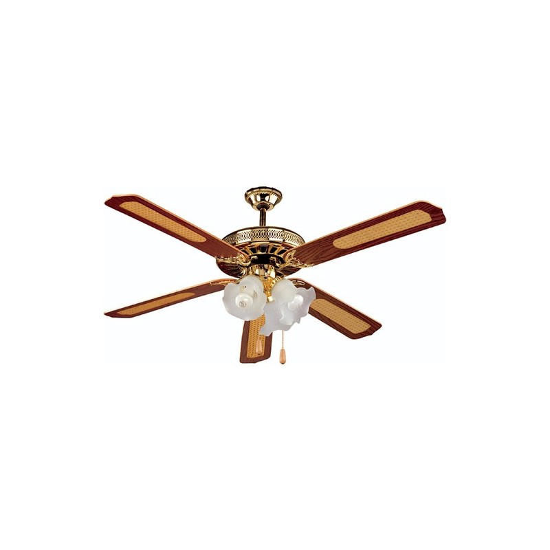 Ventilatore a soffitto da darete 5 pale con 3 luci E27 lampadario agitatore aria