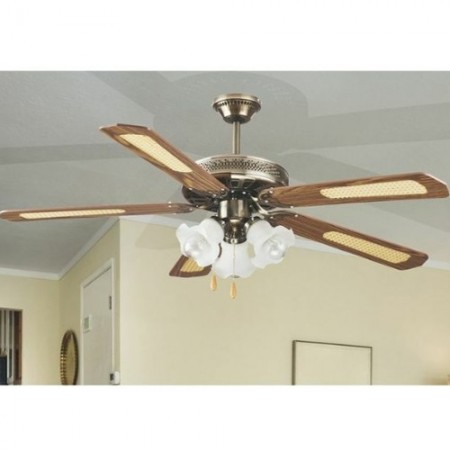 Ventilatore a soffitto da darete 5 pale con 3 luci E27 lampadario agitatore aria
