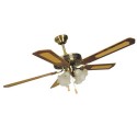 Ventilatore a soffitto da darete 5 pale con 3 luci E27 lampadario agitatore aria