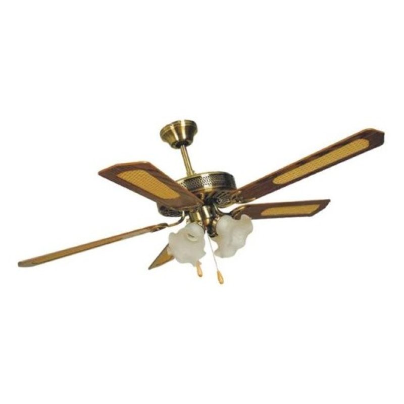 Ventilatore a soffitto da darete 5 pale con 3 luci E27 lampadario a...