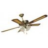 Ventilatore a soffitto da darete 5 pale con 3 luci E27 lampadario a...
