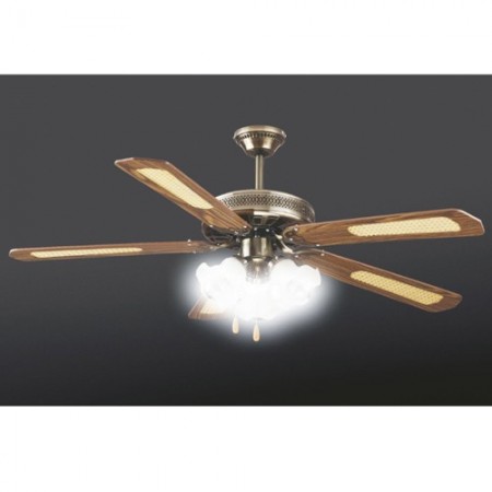 Ventilatore a soffitto da darete 5 pale con 3 luci E27 lampadario agitatore aria