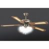 Ventilatore a soffitto da darete 5 pale con 3 luci E27 lampadario a...
