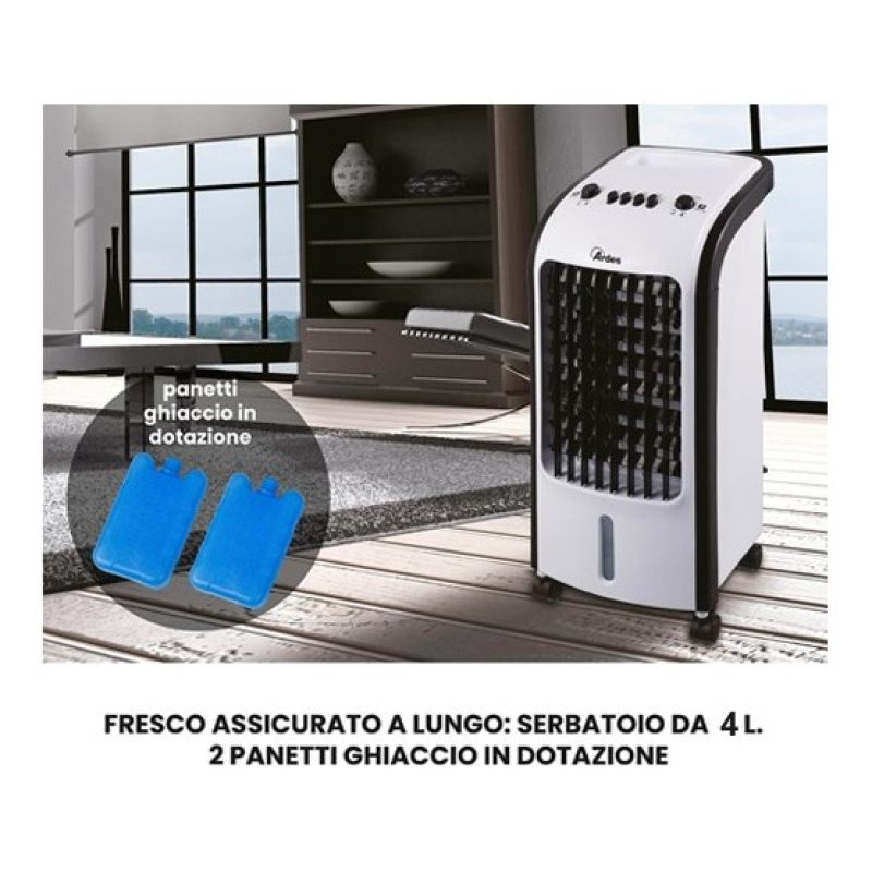 Condizionatore e raffreddatore d'aria portatile 3 in 1 con serbatoi...