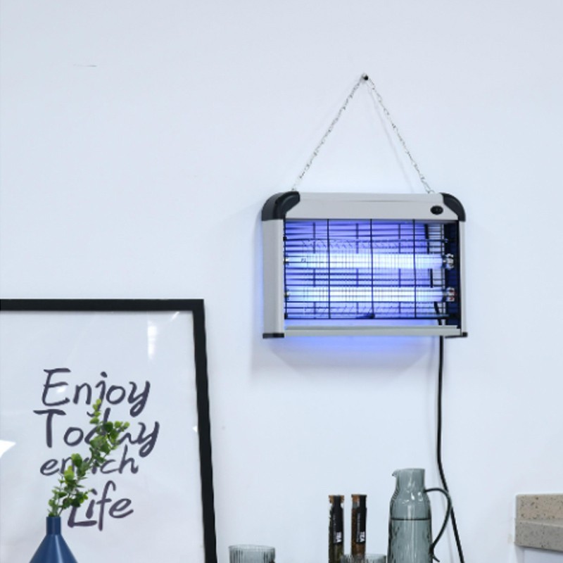 ENRICO COVERI Zanzariera Elettrica 30W Anti Zanzar Mosche 2 Lampade...