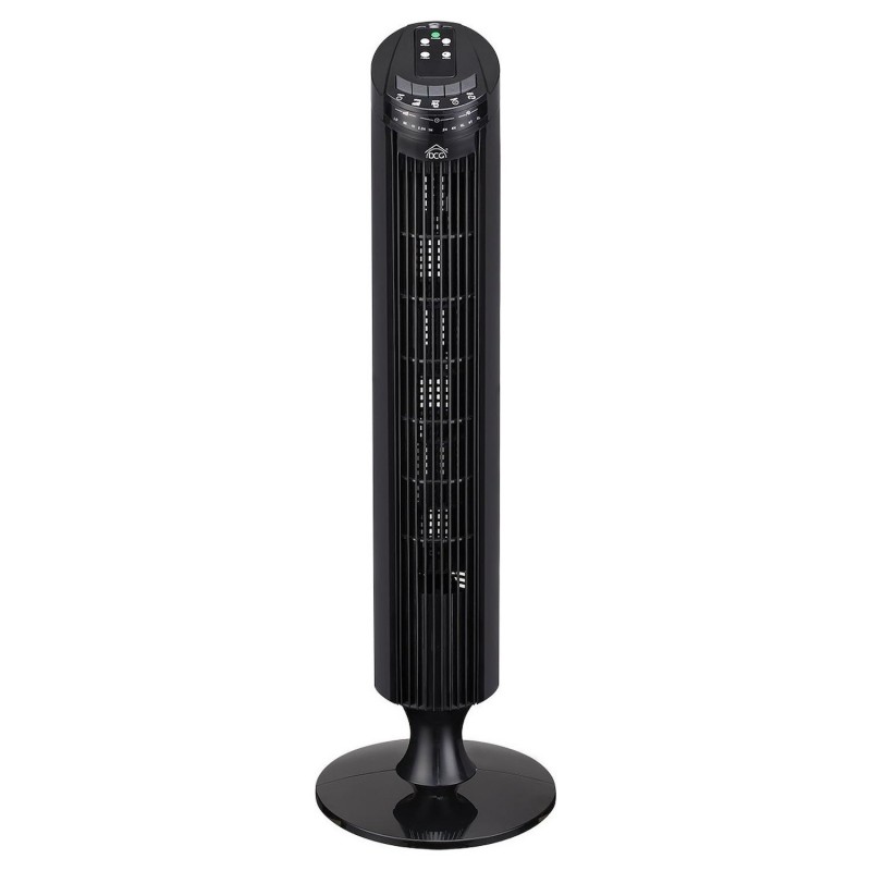 Ventilatore a Colonna Torre con Telecomando oscillazione Timer DCG 85 cm 45W