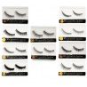 Ciglia finte assortite riutilizzabili riutilizzabili adesivo incluso trucco moda