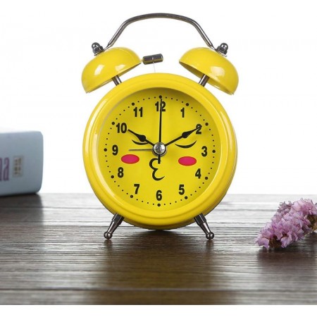 Orologio Da Tavolo Sveglia Meccanica a batteria Doppia Campana simpatica retrò