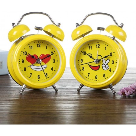 Orologio Da Tavolo Sveglia Meccanica a batteria Doppia Campana simpatica retrò