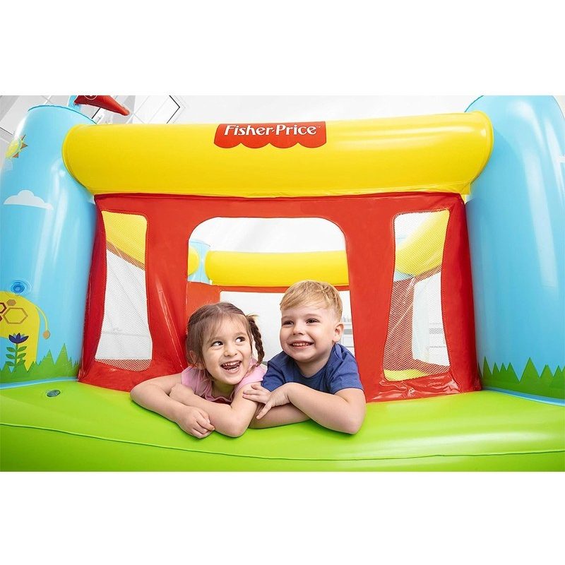 Castello gonfiabile Fisher Price per bambini Bestway gioco 175x173x...