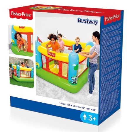 Castello gonfiabile Fisher Price per bambini Bestway gioco 175x173x135cm