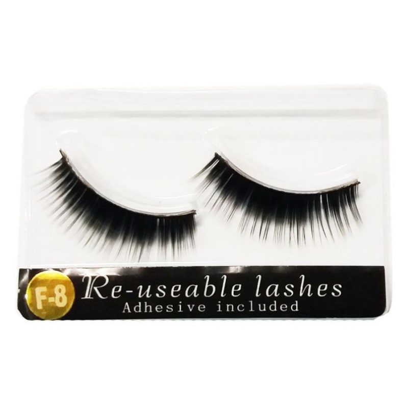 Ciglia finte assortite riutilizzabili riutilizzabili adesivo incluso trucco moda