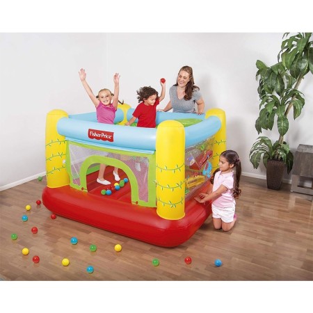 Castello Gonfiabile per Bambini 3 Anni FISHER PRICE 173x175x114 cm gioco bestway