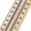 Termometro da muro in legno interno esterno Misura Temperatura C° F° Parete 40cm